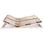 Voir la diapositive 4 : VIDAXL Sommiers a lattes sans matelas 2 pcs avec 28 lattes 70x200 cm