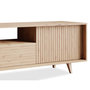 Voir la diapositive 2 : BEST MOBILIER Diego - meuble tv - effet bois - 2 portes et 1 niche -180 cm