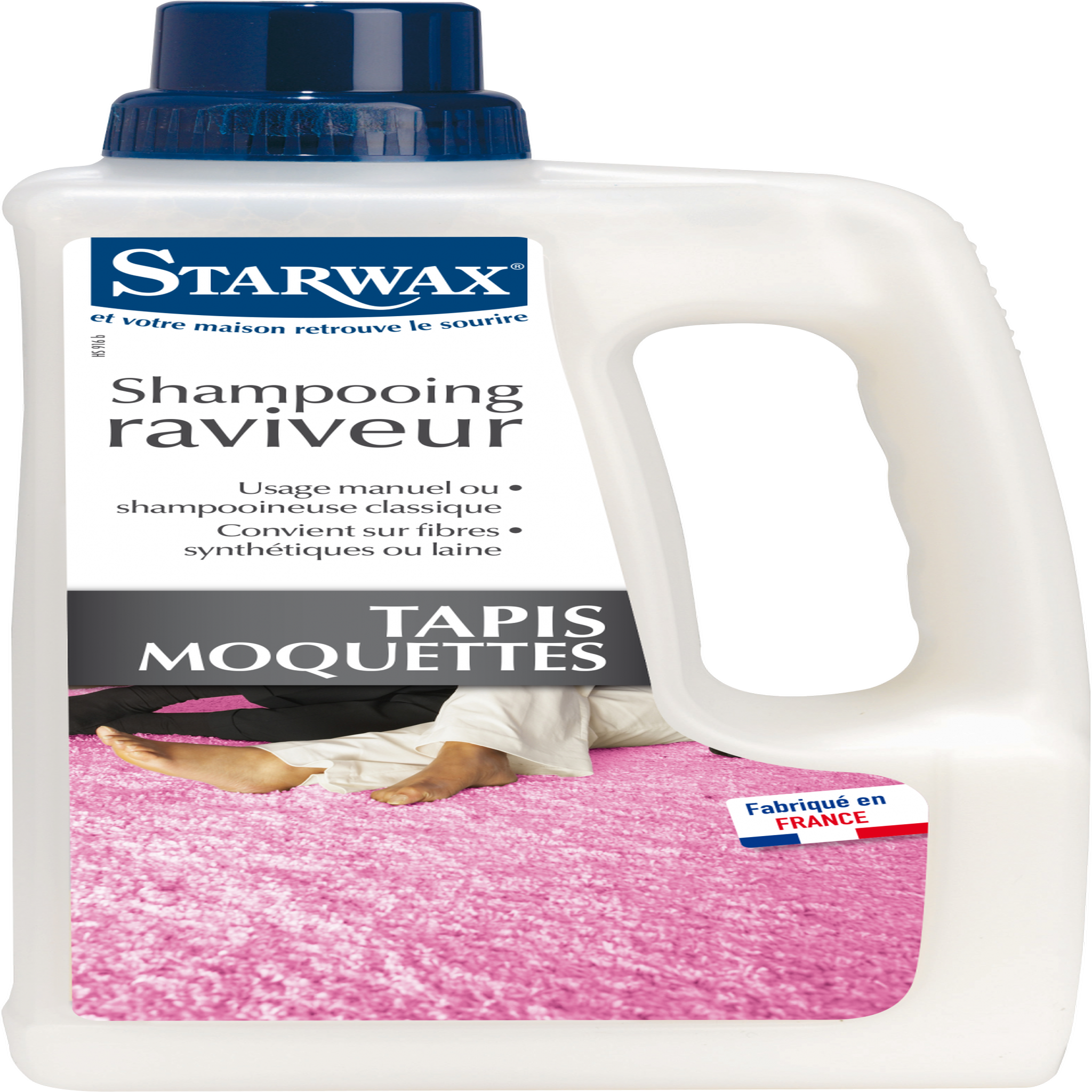 Starwax Shampooing raviveur tapis moquettes STARWAX 1 l