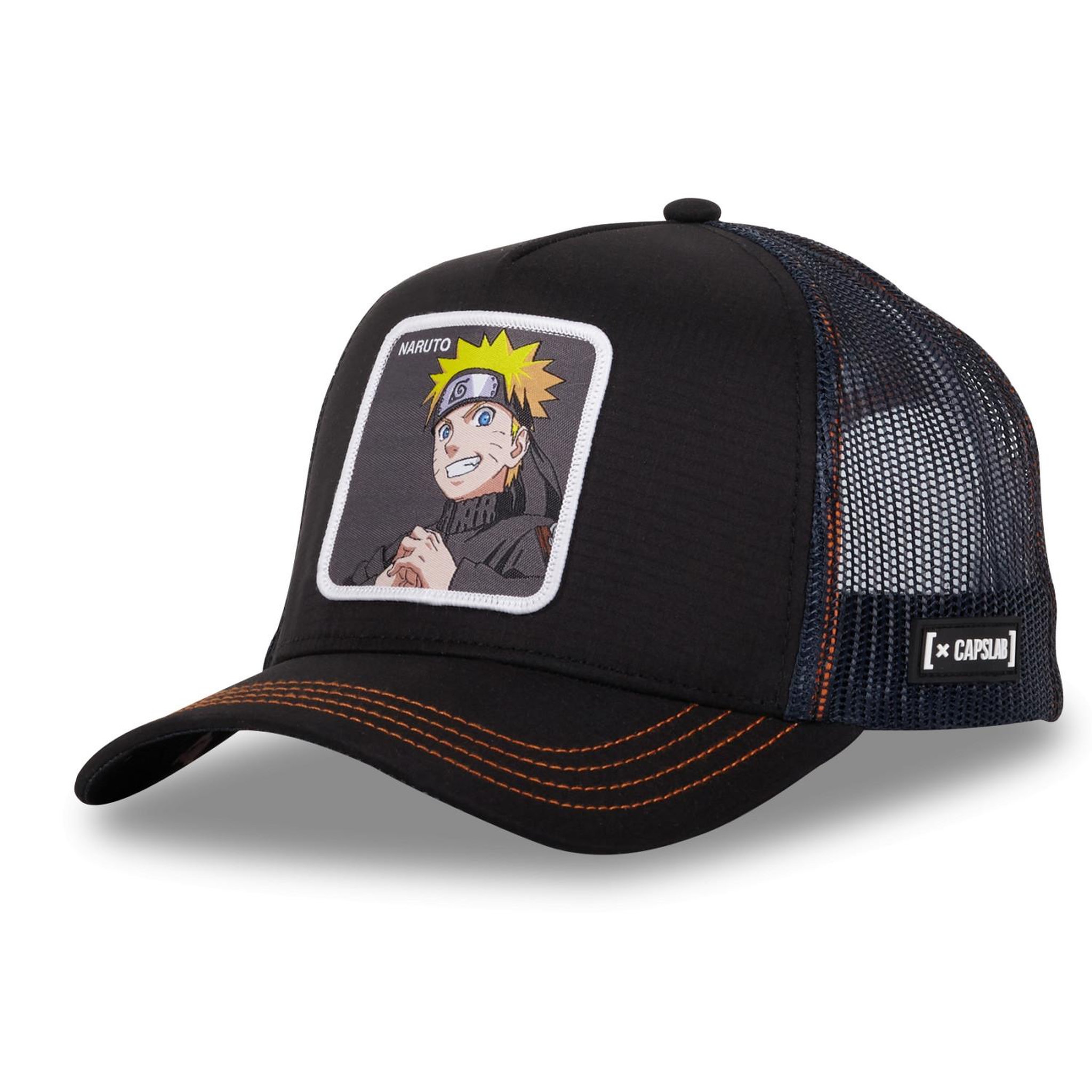 Voir la diapositive 1 : CAPSLAB Casquette homme trucker finitions premium Naruto Shippuden