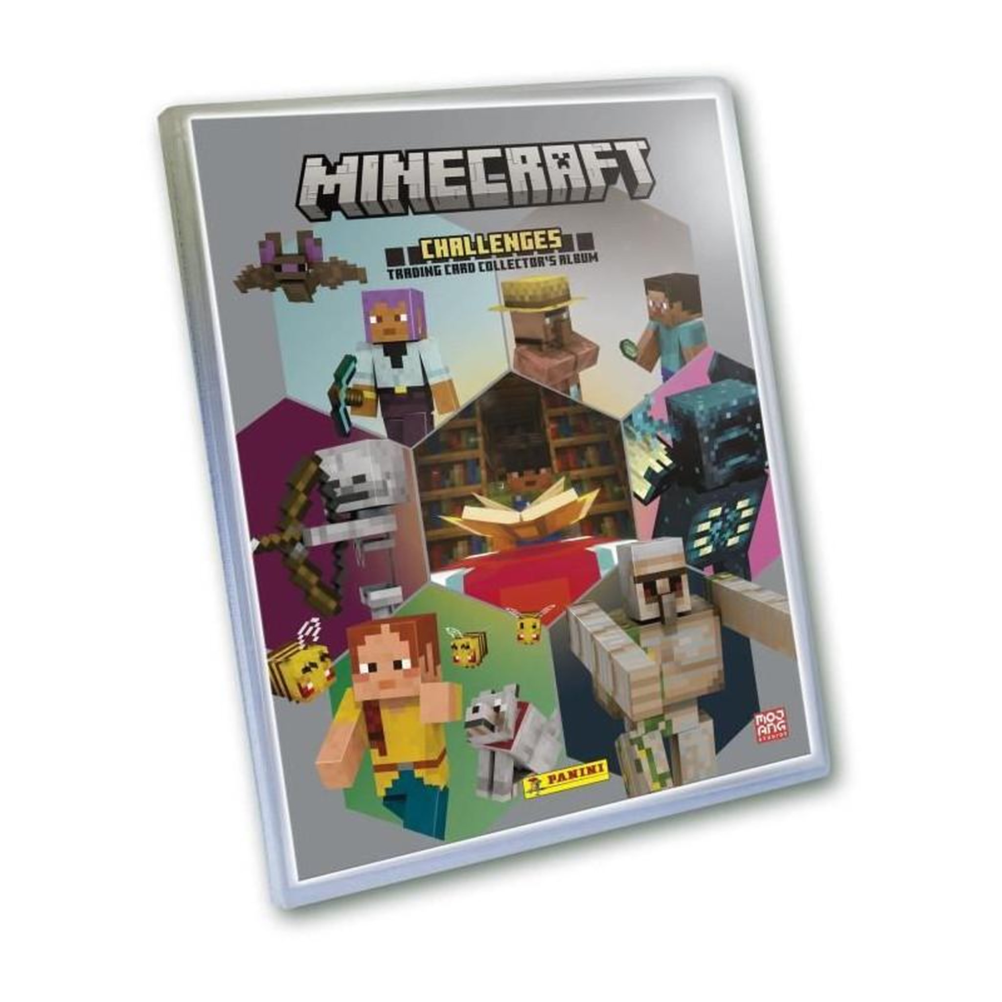Voir la diapositive 2 : Panini Pack de démarrage - PANINI - Minecraft TC 4 - Starter Pack - Classeur + 2 pochettes + 1 patch + 1 carte EL