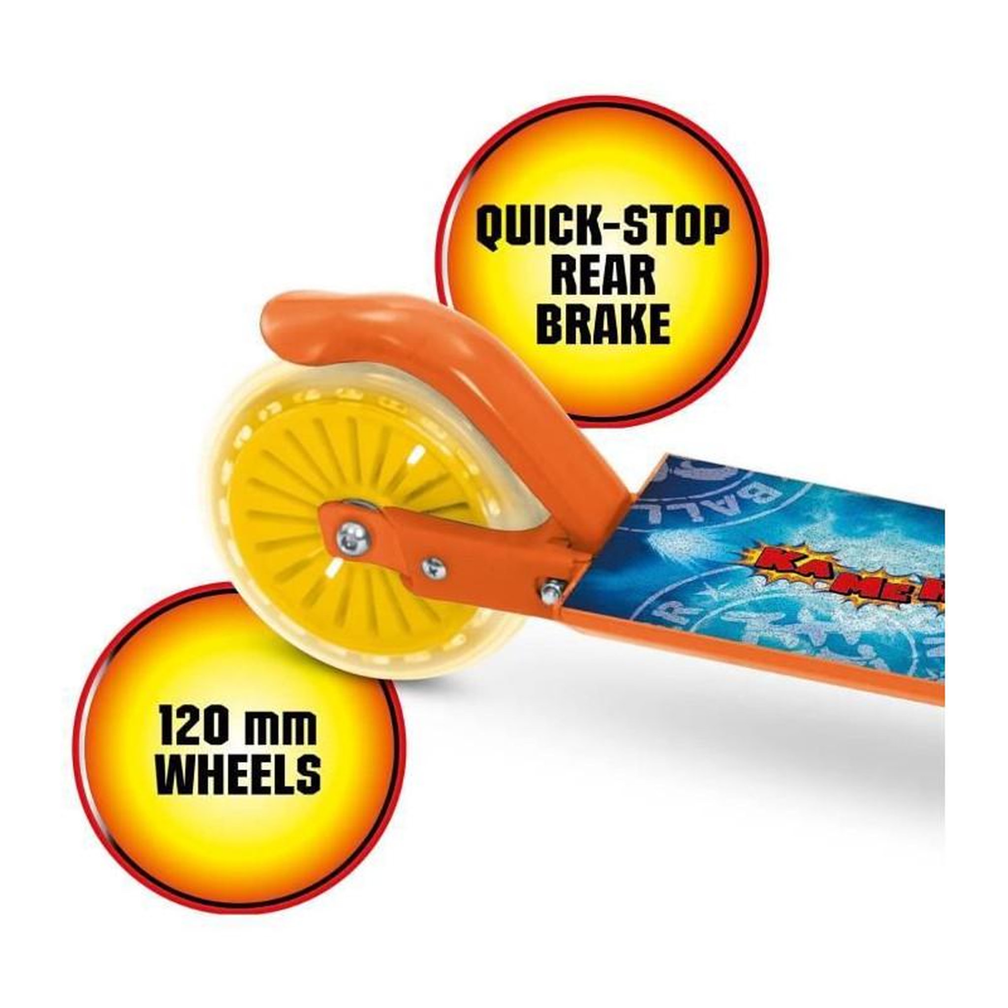 Voir la diapositive 6 : Mondo Trottinette Mondo pliable inspirée Dragon Ball orange