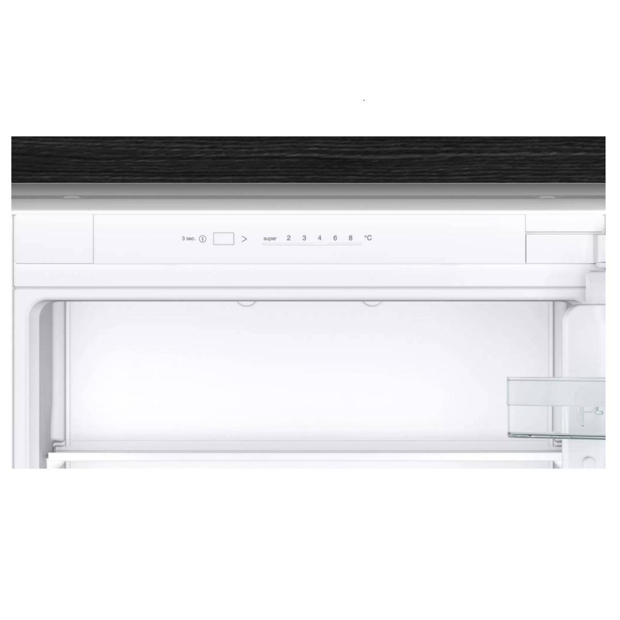Voir la diapositive 3 : Siemens Réfrigérateur combiné intégrable à glissière 267l - ki86v5se0