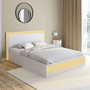 Voir la diapositive 2 : ID MARKET Lit double CHARLIE 140 x 190 cm avec sommier et LED intégrées blanc