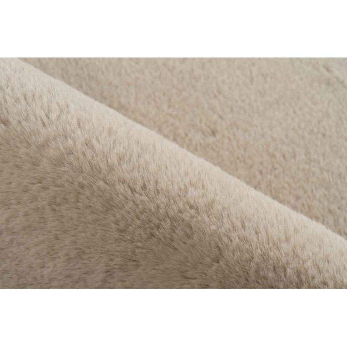 Paris Prix Tapis de Bain Fait à la Main  Rabbit  Beige