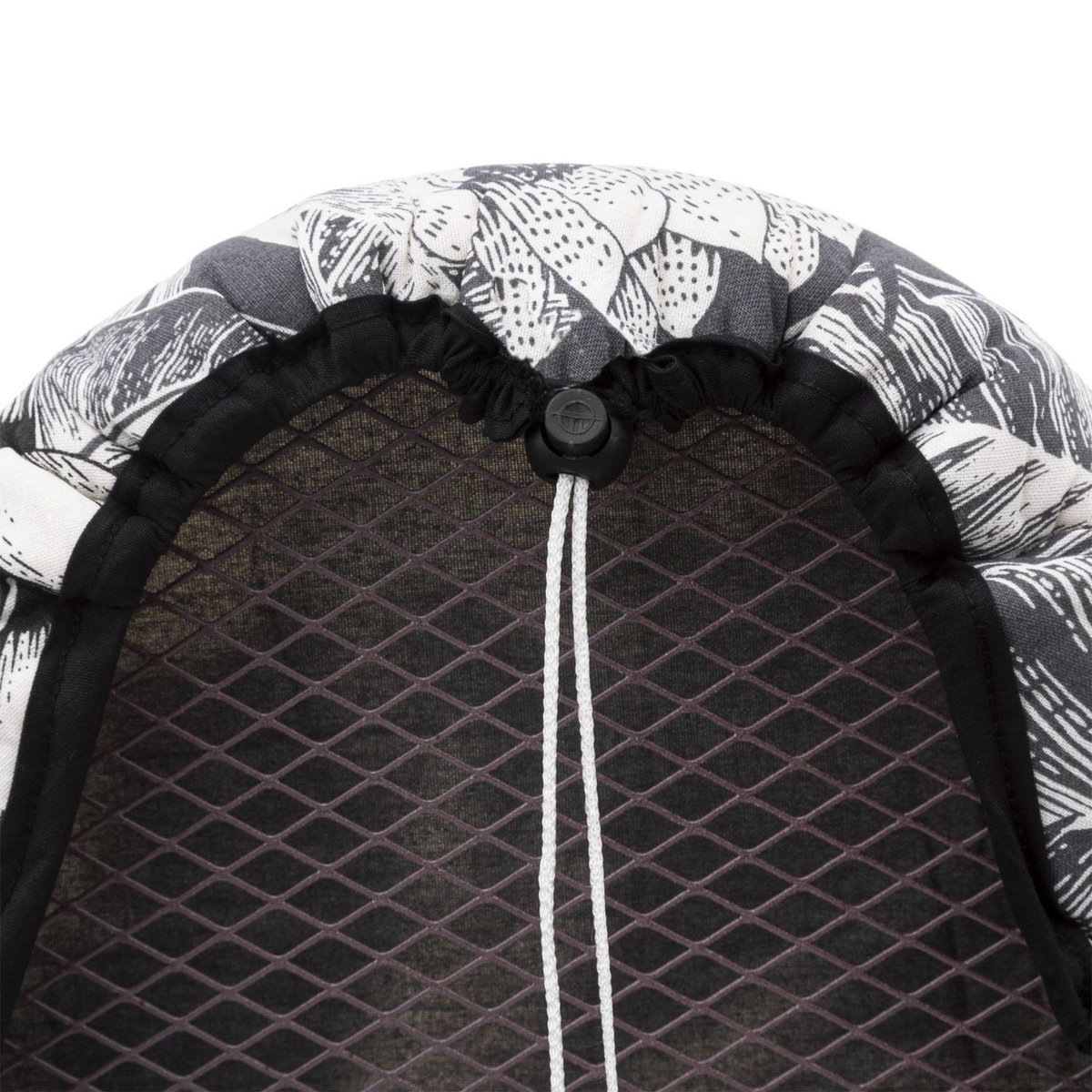 FIVE Housse à repasser 5 couches imprimé tropical - Noir et blanc