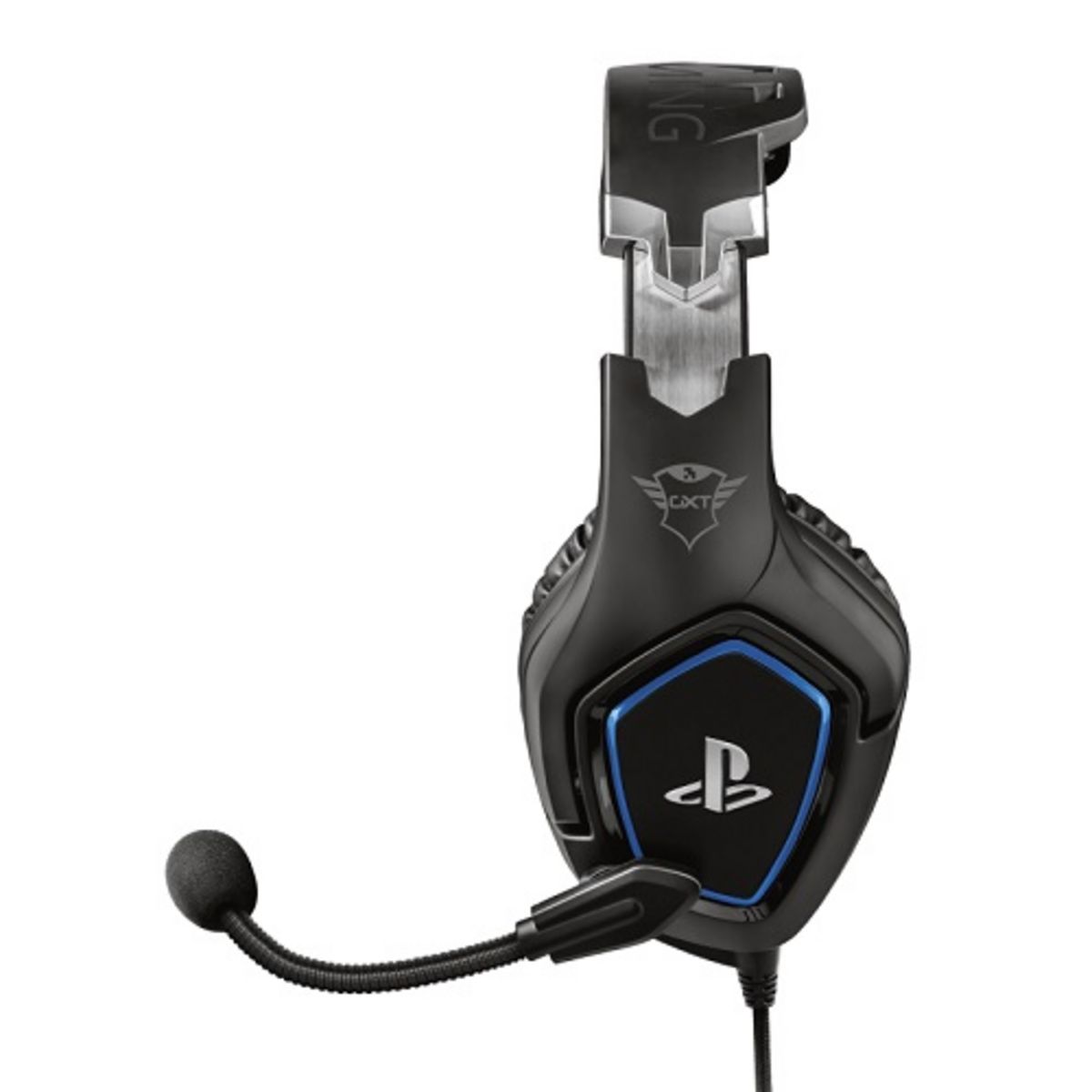 TRUST Casque - Micro Forze Black Officiel Compatible PS5 / PS4 / Switch / Xbox 
