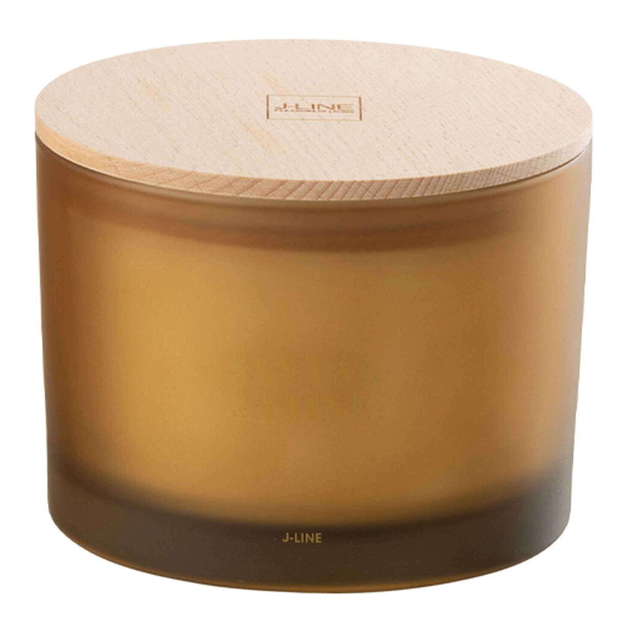 J-LINE Bougie parfumée  accords essentiels  10cm santal satiné