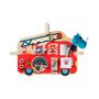 Voir la diapositive 2 : LILLIPUTIENS Camion de pompier panneau d activites en bois
