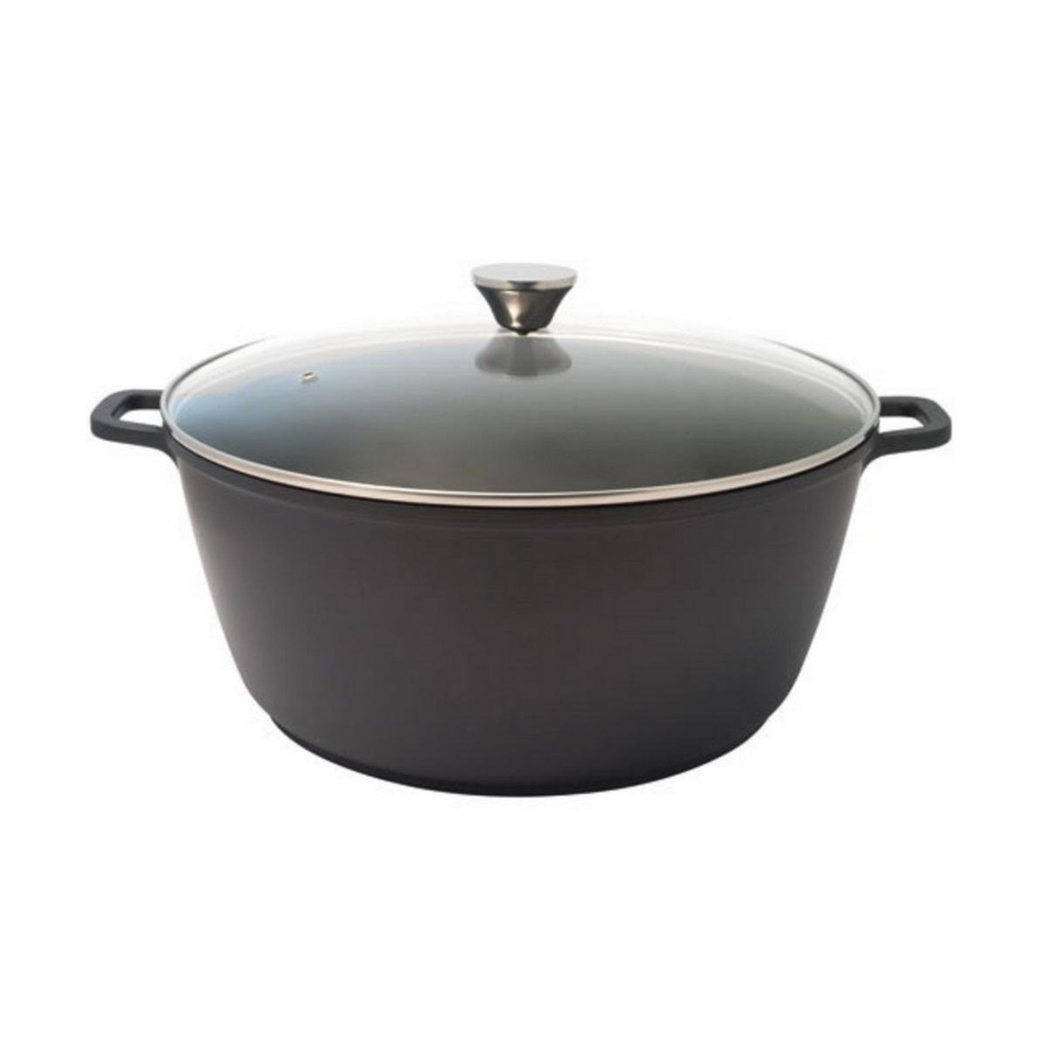 BAUMALU Cocotte en fonte 32cm 10l noir - 384942
