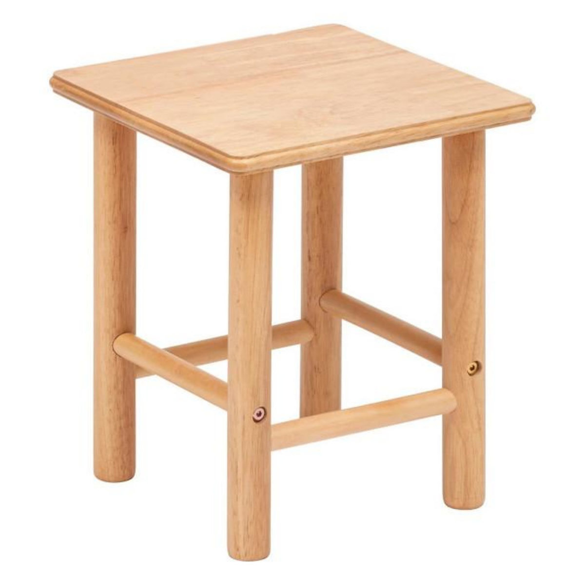 Atmosphera Kids Tabouret Enfant en Bois 'Hévéa  32cm Naturel