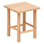 Atmosphera Kids Tabouret Enfant en Bois 'Hévéa  32cm Naturel