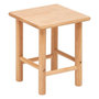 Voir la diapositive 1 : Atmosphera Kids Tabouret Enfant en Bois 'Hévéa  32cm Naturel