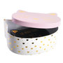 Voir la diapositive 4 : Paris Prix Lot de 2 Boîtes de Rangement  Chat  25cm Rose
