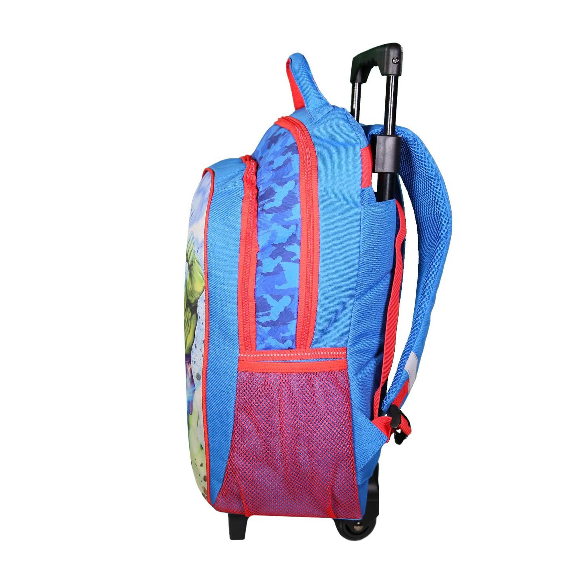 Voir la diapositive 3 : Bagtrotter BAGTROTTER Sac à dos à roulettes Avengers Multicolore