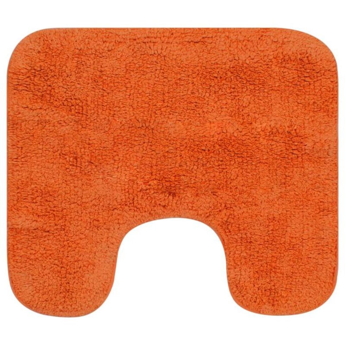 VIDAXL Tapis de salle de bain 2 pcs Tissu Orange