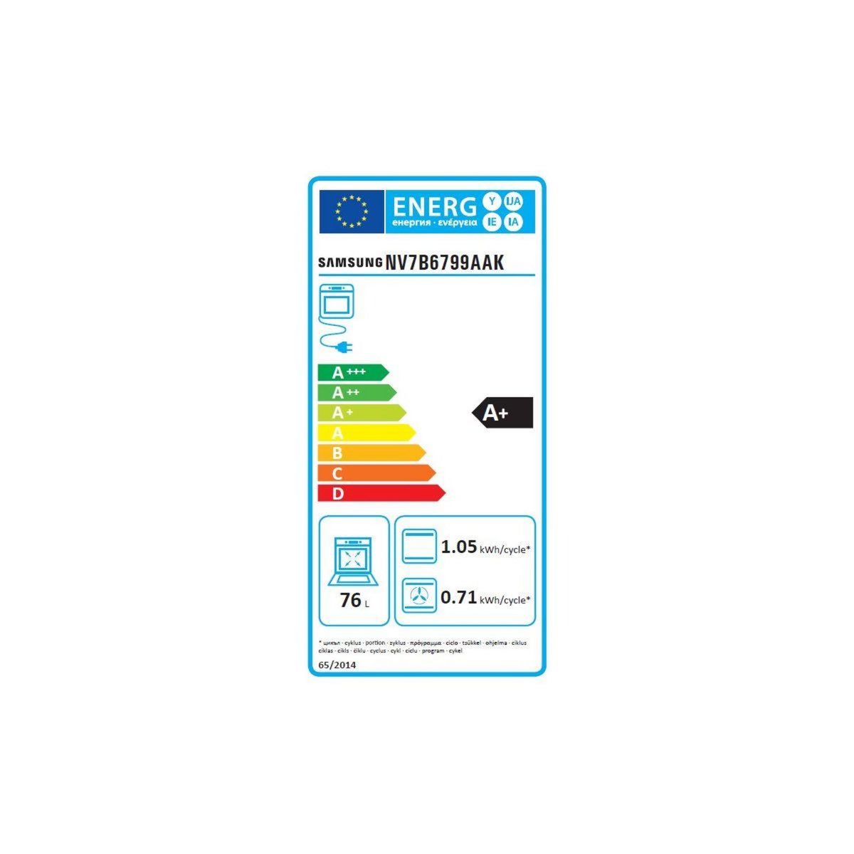 Samsung Four encastrable NV7B6799AAK Bespoke AI