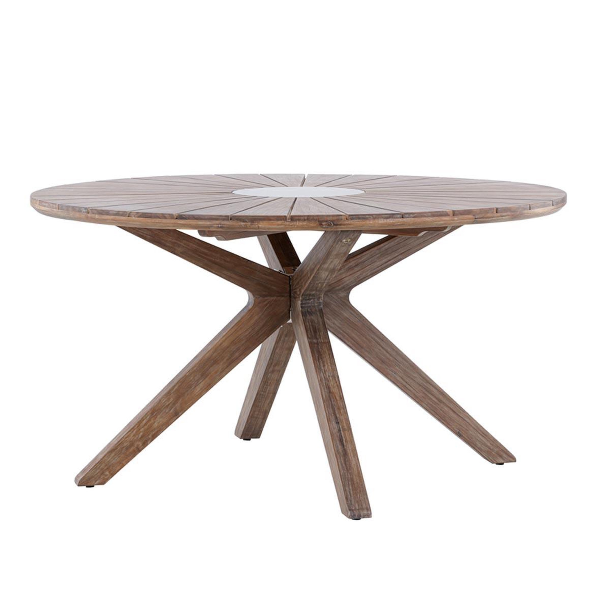 Paris Prix Table de jardin ronde  rosario  140cm marron