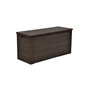 Voir la diapositive 2 : TOOD TOOD Malle de rangement en resine - 300 L - Marron aspect bois - 120 x 46 x 58 cm