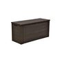 Voir la diapositive 2 : TOOD TOOD Malle de rangement en resine - 300 L - Marron aspect bois - 120 x 46 x 58 cm