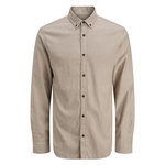 Jack & Jones Chemise Beige Homme Jack & Jones Classic Melange. Coloris disponibles : Beige