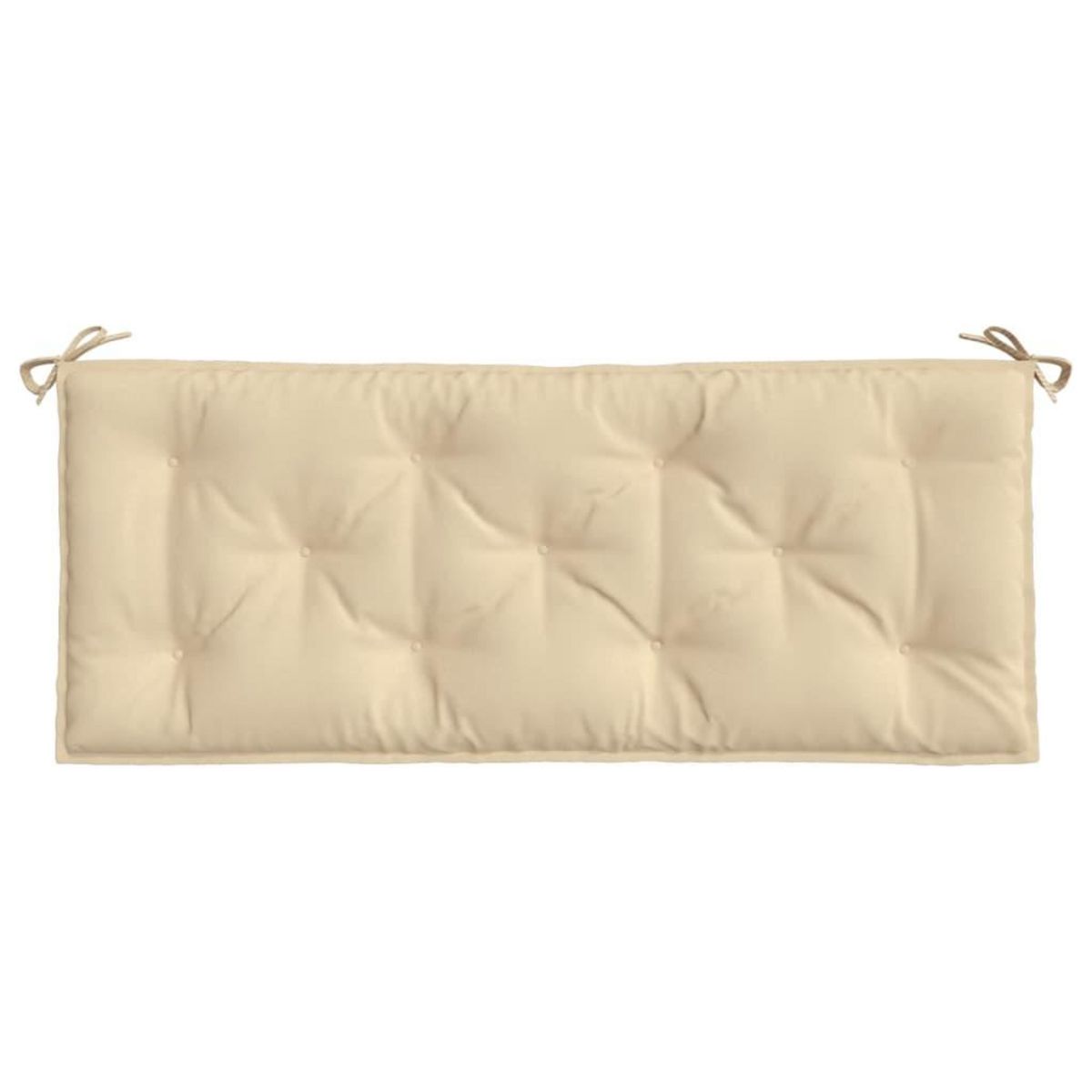 VIDAXL Coussin de banc de jardin beige 120x50x7 cm tissu oxford