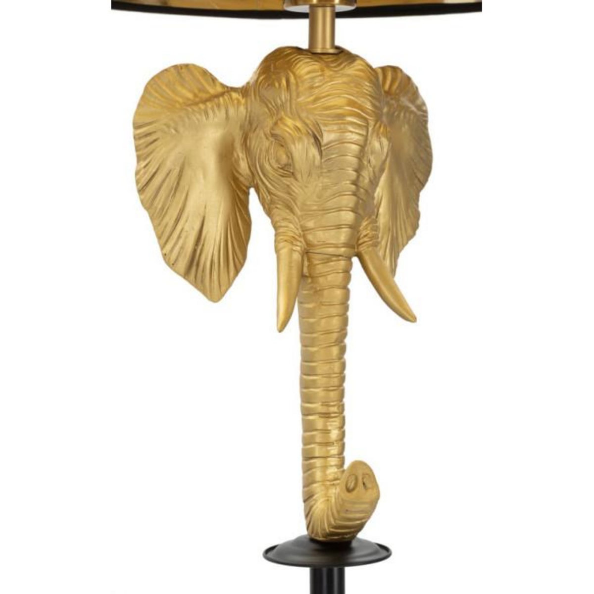 Paris Prix Lampadaire Design  Elephant  164cm Or & Noir