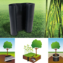 Voir la diapositive 2 : ID MARKET Barrière anti-racines bambou 5m 800gr anti-rhizomes H.80 cm