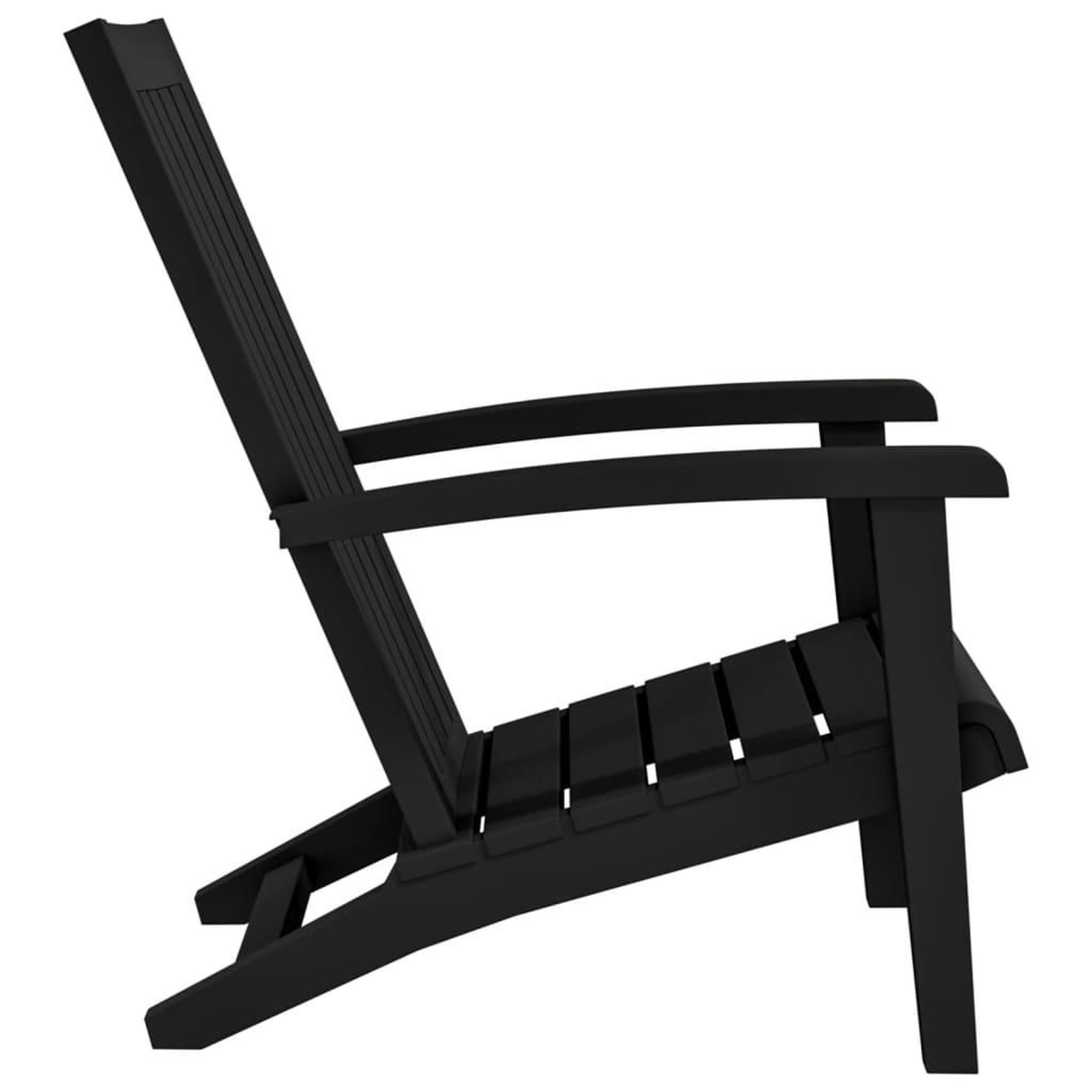 Voir la diapositive 5 : VIDAXL Chaises de jardin Adirondack lot de 2 noir polypropylene