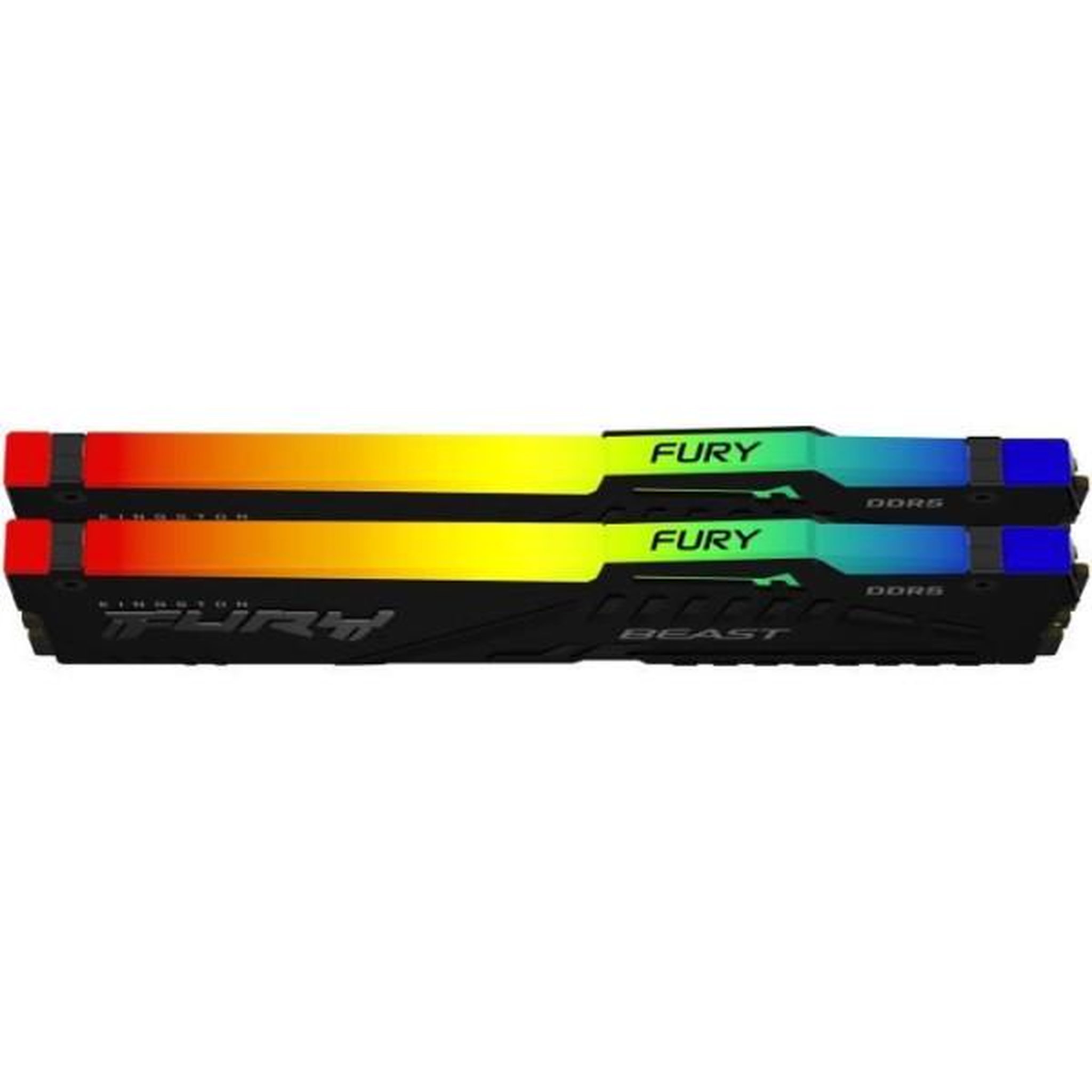 Voir la diapositive 2 : Kingston Mémoire DDR5 - KINGSTON - FURY Beast RGB EXPO - 32 Go (2 x 16 Go) - 6000 Mhz - CL36