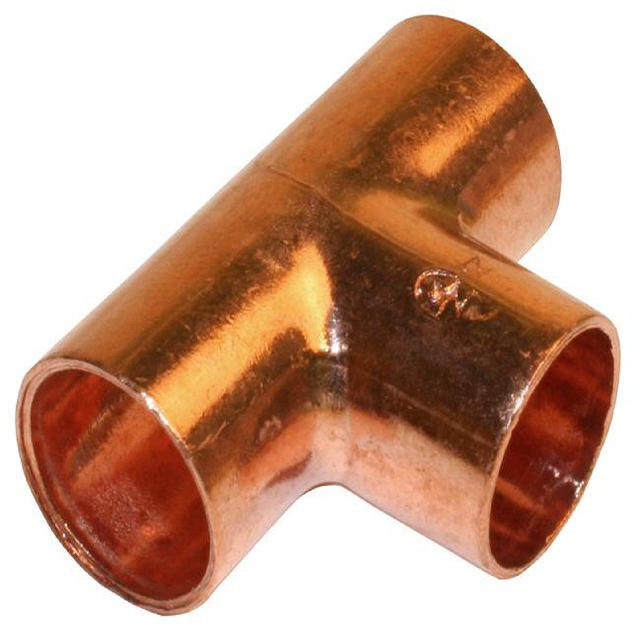CENTRALE BRICO Raccord Té égal à souder cuivre D.28 pour tube en cuivre
