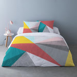 Dourev Housse de couette 240x220 PONTI + 2 taies 100% coton