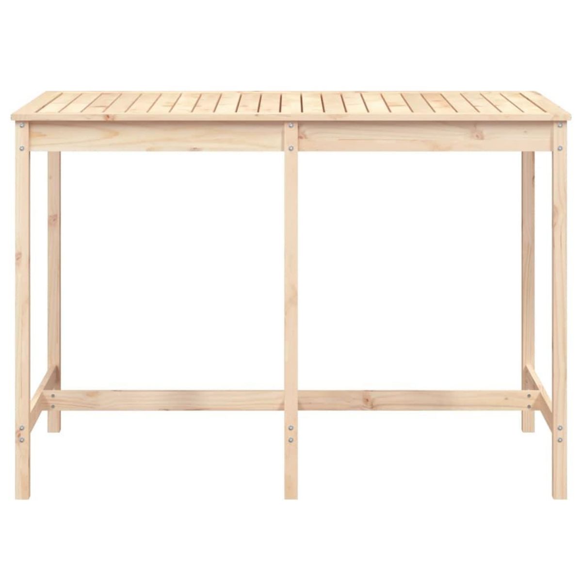 VIDAXL Table de jardin 159,5x82,5x110 cm bois massif de pin
