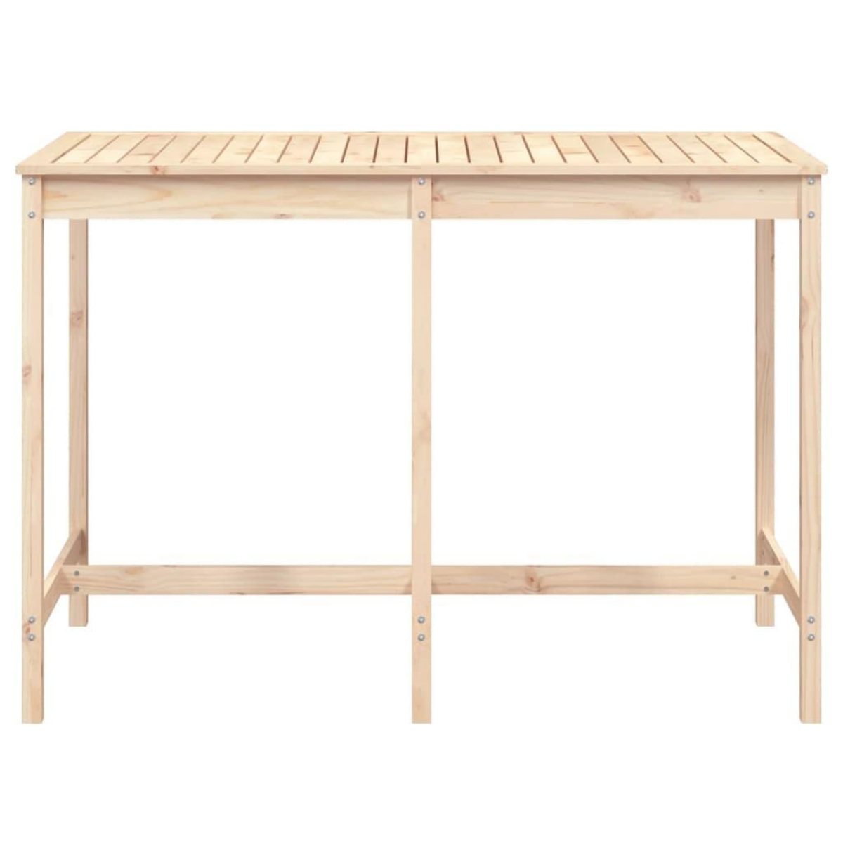 VIDAXL Table de jardin 159,5x82,5x110 cm bois massif de pin