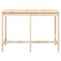 Voir la diapositive 4 : VIDAXL Table de jardin 159,5x82,5x110 cm bois massif de pin
