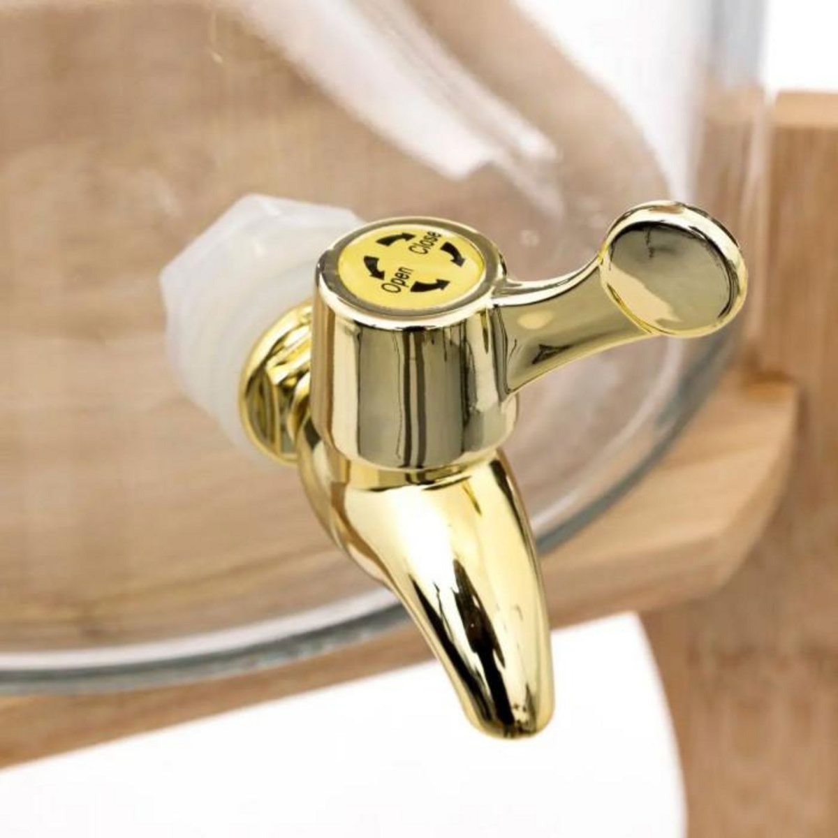 SECRET DE GOURMET Distributeur de Boisson  Bota  8L Transparent & Beige