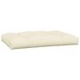 Voir la diapositive 5 : VIDAXL Coussins de palette lot de 5 creme tissu