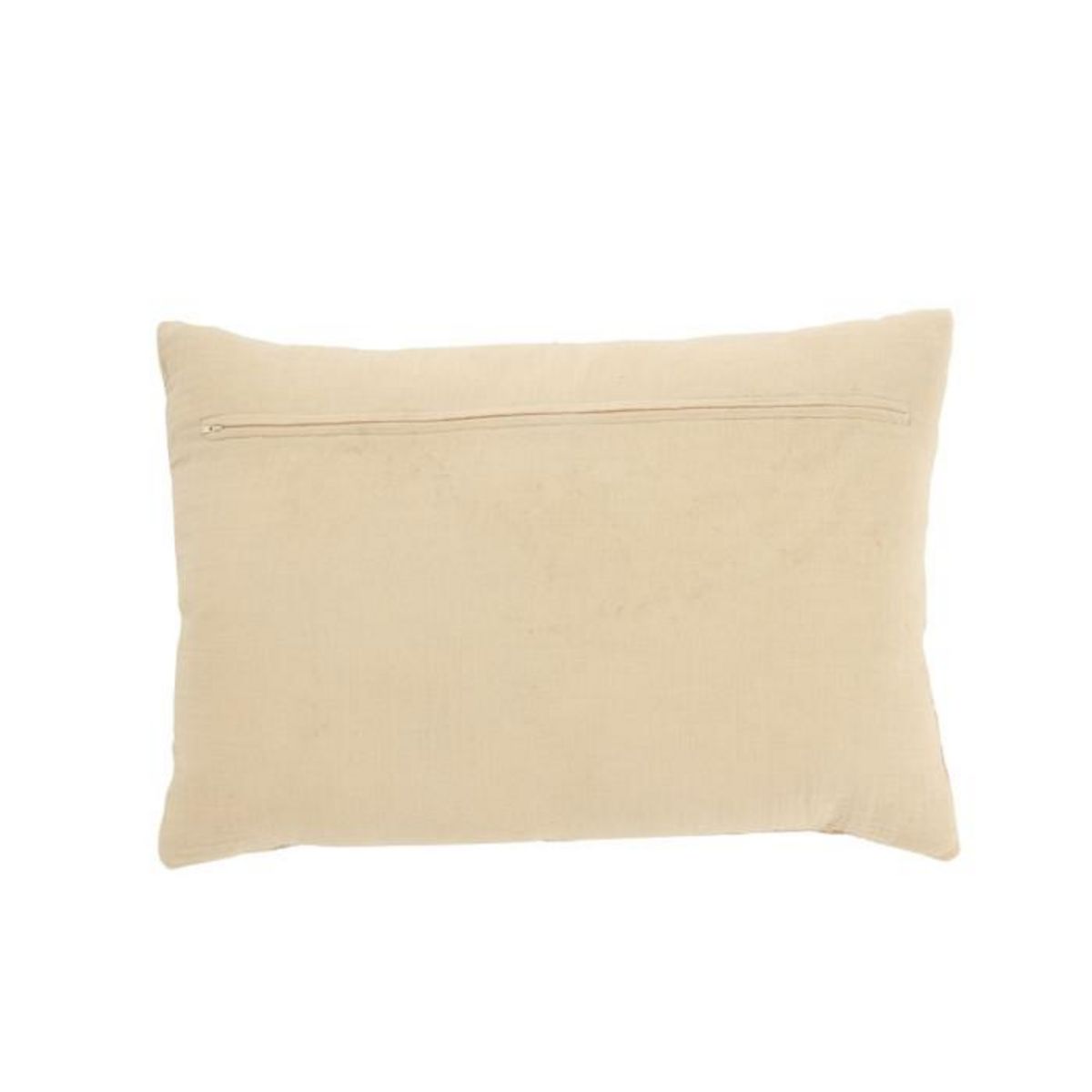 Paris Prix Coussin Déco en Lin  Noreen  40x60cm Beige & Orange