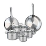 ELO Ensemble de 2 Poêles de cuisson 28 et 32 cm et 4 faitouts 14, 16, 20 et 26 cm Elo Profi Citrin