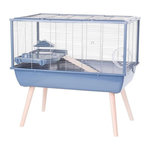 Zolux Cage rongeur surélevée - ZOLUX - Néolife - Pour hamster - 78 x 48 x 75 cm - Bleu
