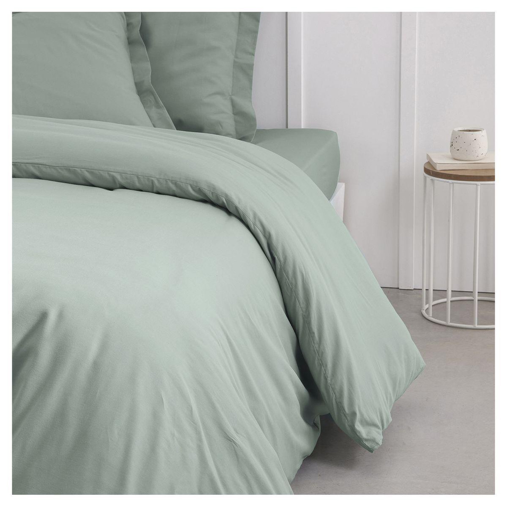 Voir la diapositive 3 : TODAY Housse de Couette unie en Coton 57 fils