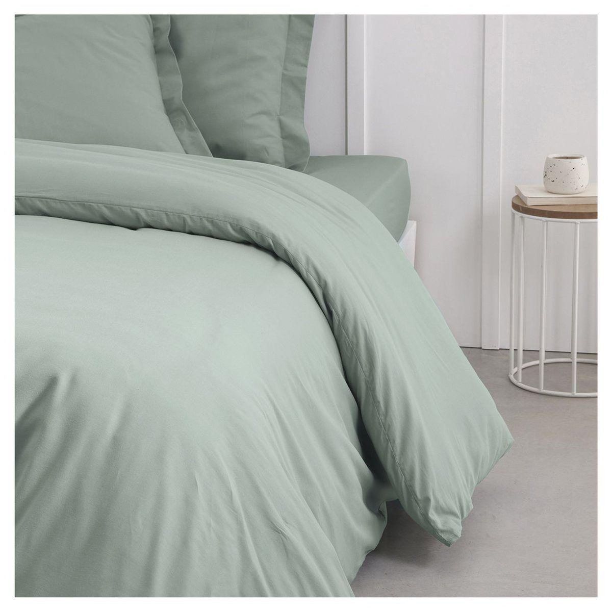 TODAY Housse de Couette unie en Coton 57 fils