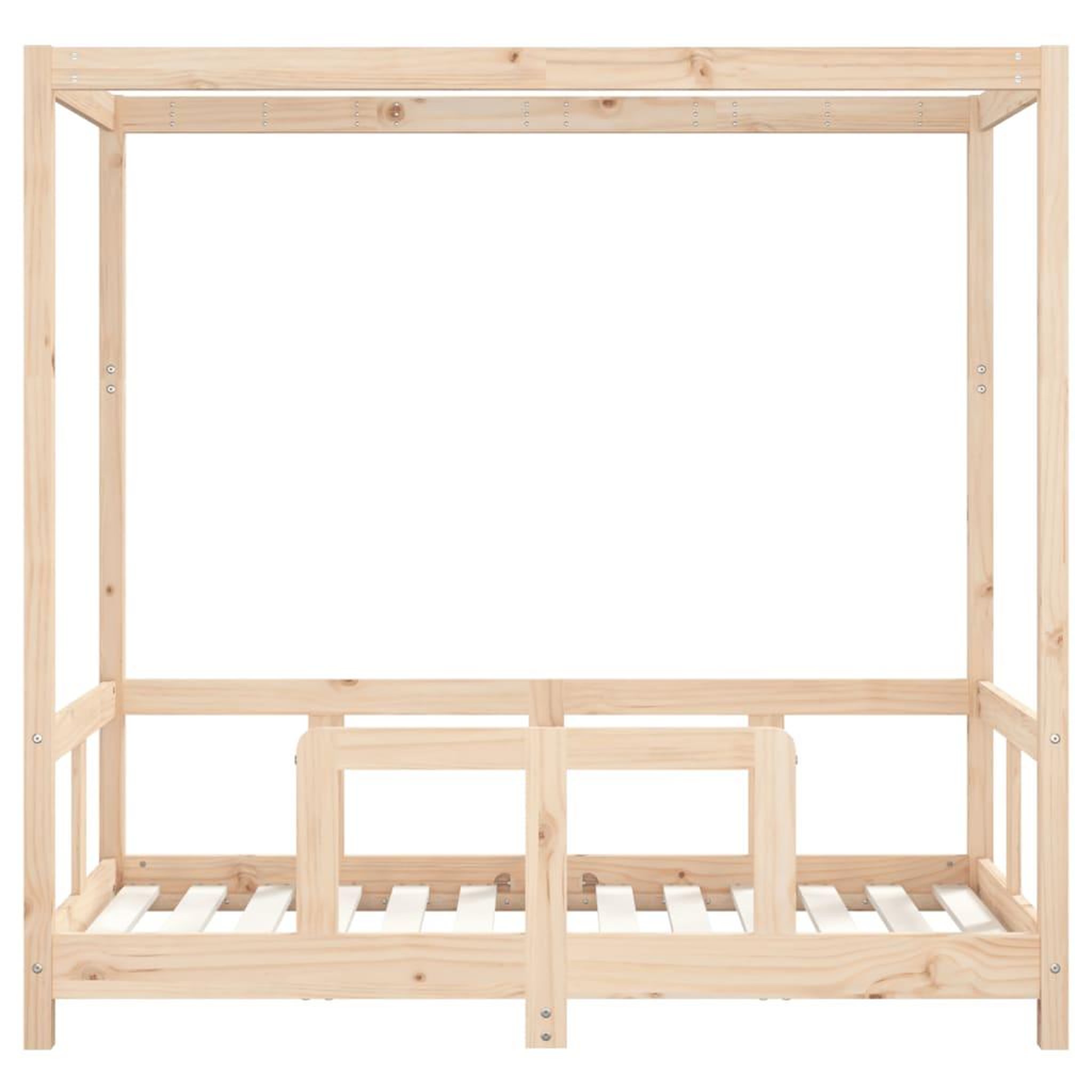Voir la diapositive 4 : VIDAXL Cadre de lit pour enfant 70x140 cm bois de pin massif