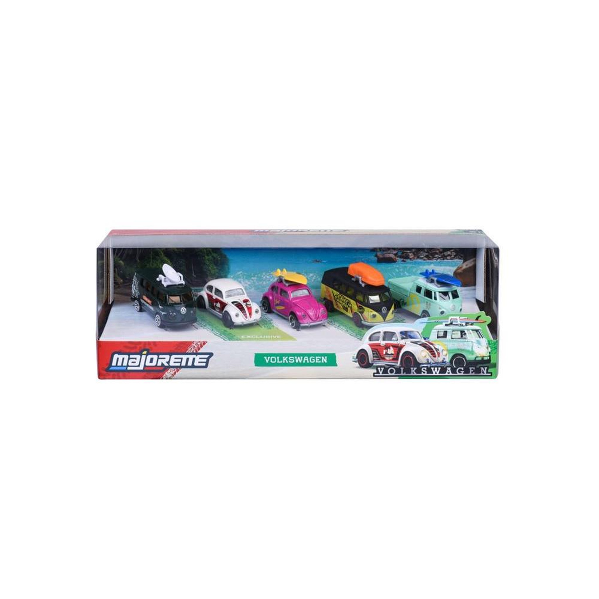 Majorette Pack de 5 voitures Majorette Volkswagen