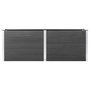 Voir la diapositive 3 : VIDAXL Lit sureleve de jardin 250x100x91 cm WPC Gris