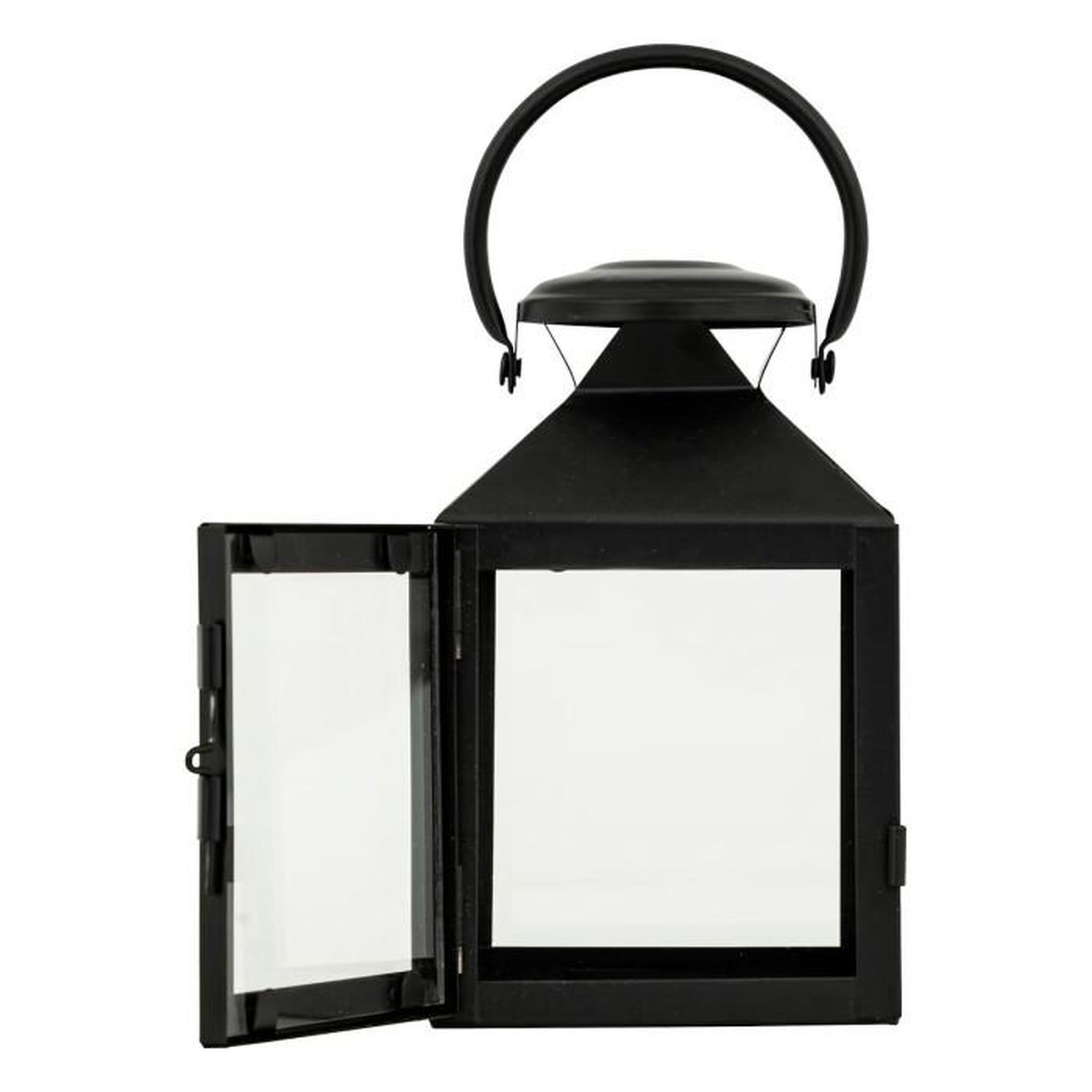 Voir la diapositive 2 : ATMOSPHERA Lanterne en Métal  Winy  17cm Noir