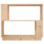 Voir la diapositive 5 : VIDAXL Bibliotheque/Separateur de piece 80x25x70 cm Bois de pin solide