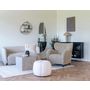 Voir la diapositive 6 : LISA DESIGN Helda - pouf - en tissu bouclette