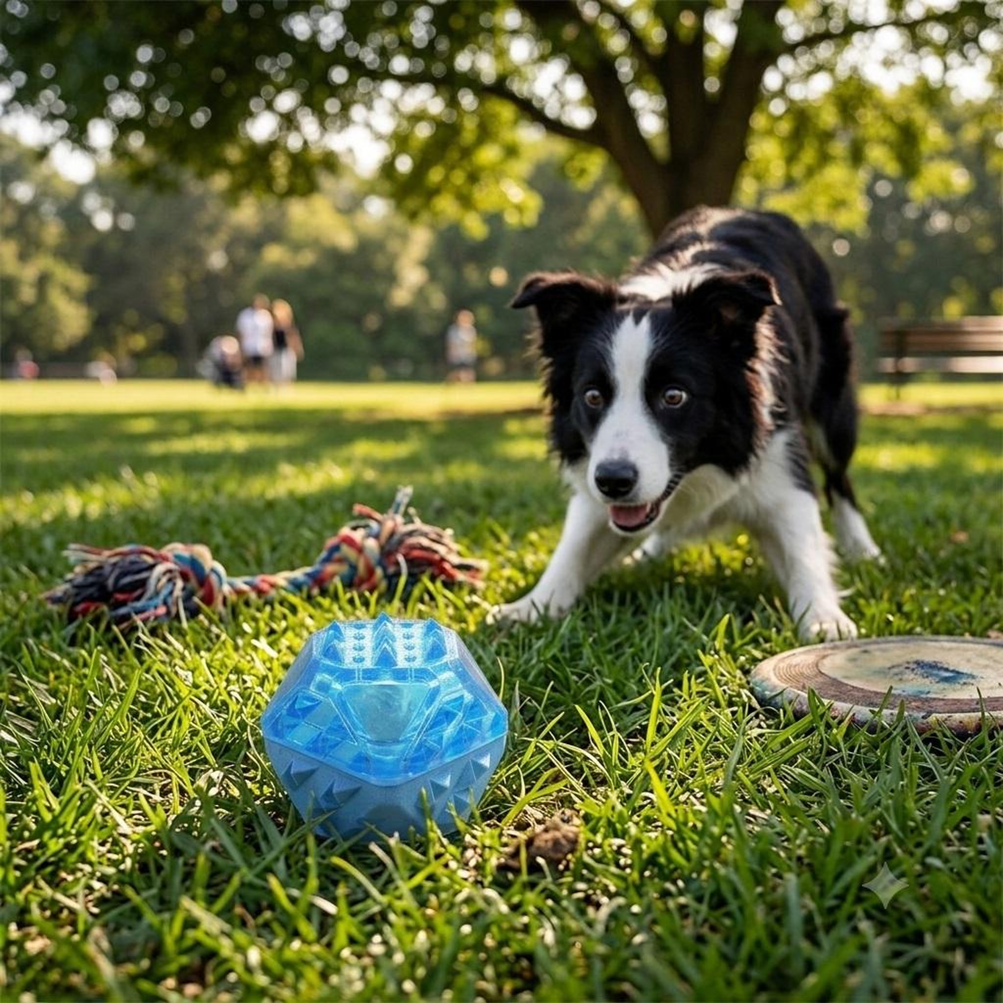 Voir la diapositive 2 : Eden Jeu rafraîchissant balle pour chien