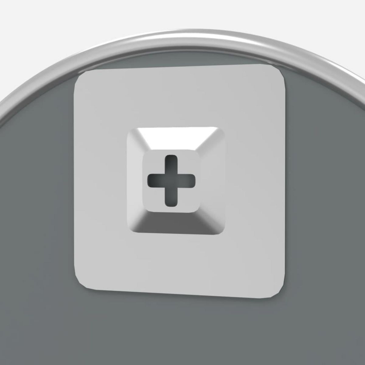 VIDAXL Miroir mural Argente Ø 50 cm Rond